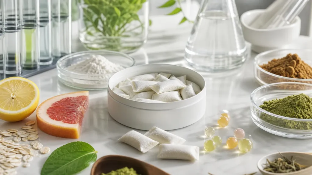 Realistic nutritional wellness oral pouches