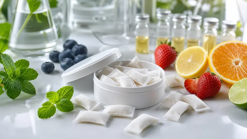 Realistic flavor development oral pouches