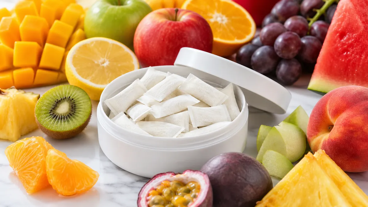 Fruit Series oral pouch flavor ingredients