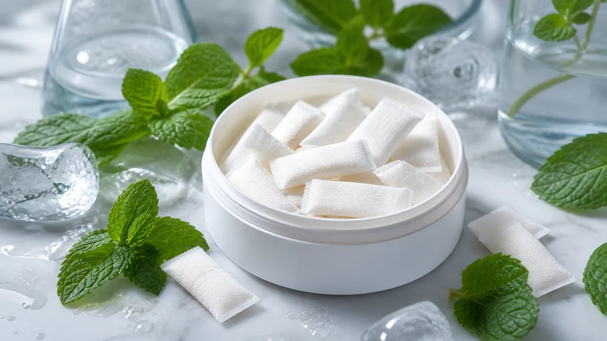Mint Series oral pouch flavor ingredients