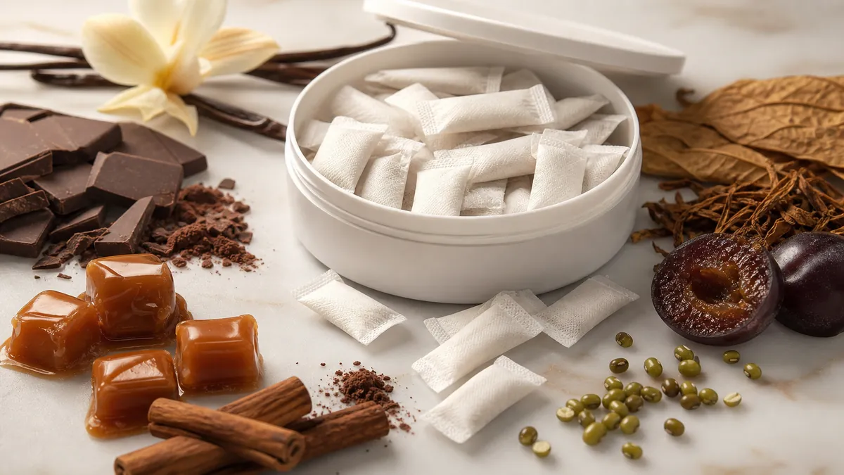 Signature Flavors oral pouch flavor ingredients