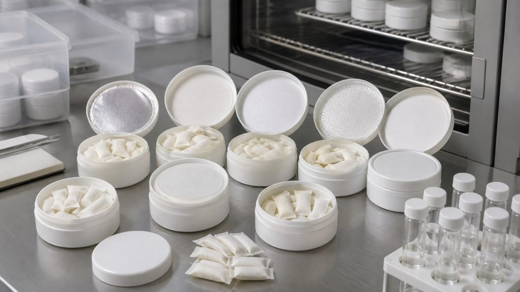 Oral pouch can and liner compatibility stability testing