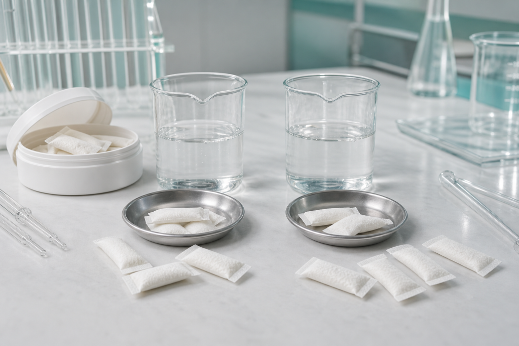 Glycerin and propylene glycol comparison for semi-moist oral pouch formulas