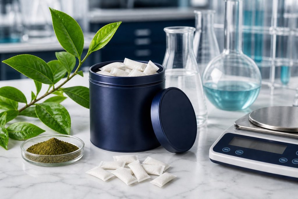 L-theanine private label oral pouch development
