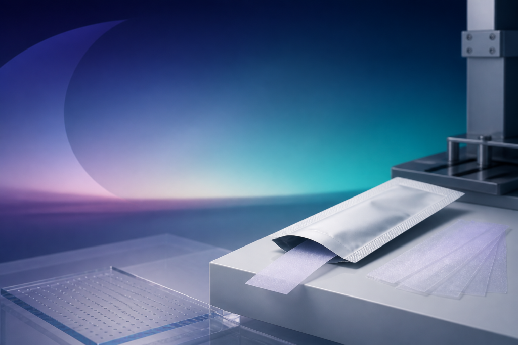 Melatonin orodispersible film strips and unit-dose sachet manufacturing concept
