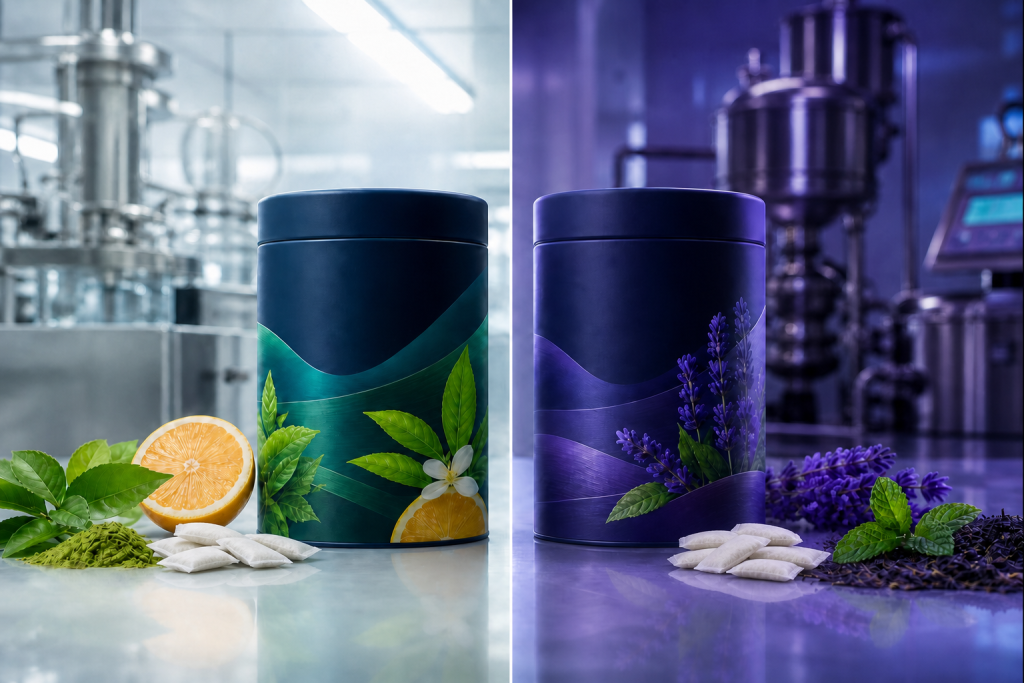 Nootropic and Stress Relief Pouch Contract Manufacturing Guide - realistic functional oral pouches
